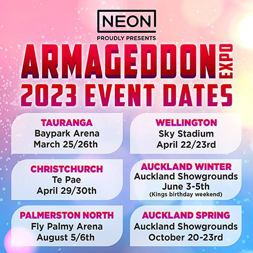 Just three days until #bayofgeddon! There's something for everyone at  Armageddon Expo! Come along and experience the incredible this…